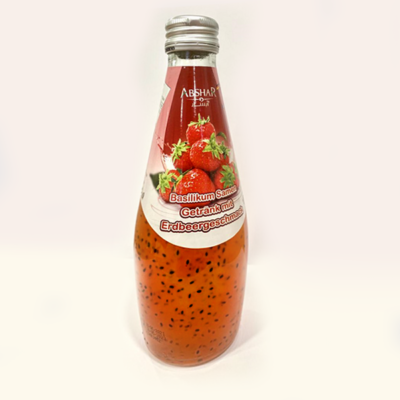 Basil Seed Drink With Strawberry 290ml