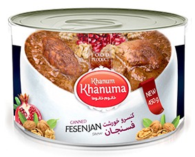 Canned khanum Khanuma Fesenjan 450g