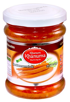Carrots jam Khanum Khanuma 12x300g