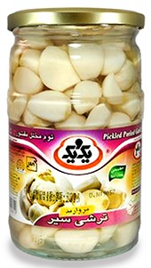700g ترشی یک و یک سیرسفید