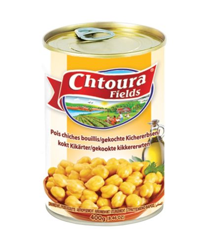 Boiled Chick-Peas in Brine Chtoura 400g