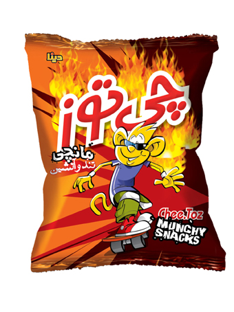 Snack Cheetos crunchy with Chilli  90g
