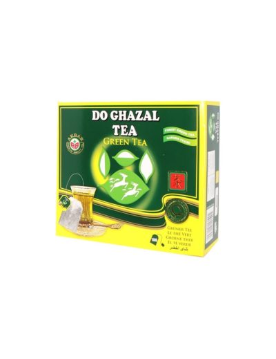 چای دو غزال تی بگ سبز 200 گرم