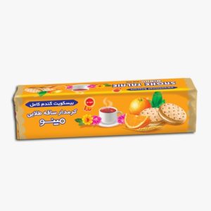 Orange Cream Sweetmeal Biscuit Minoo 190 gr