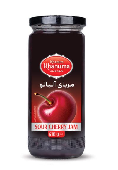 Sour cherry jam Khanum Khanuma 610 g