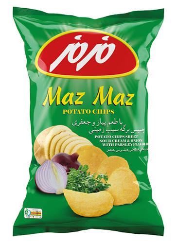 MazMaz onion and parsley chips (110 g)